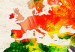 Canvas Print World Map: Painted World 99134 additionalThumb 5