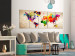 Canvas Print World Map: Painted World 99134 additionalThumb 3