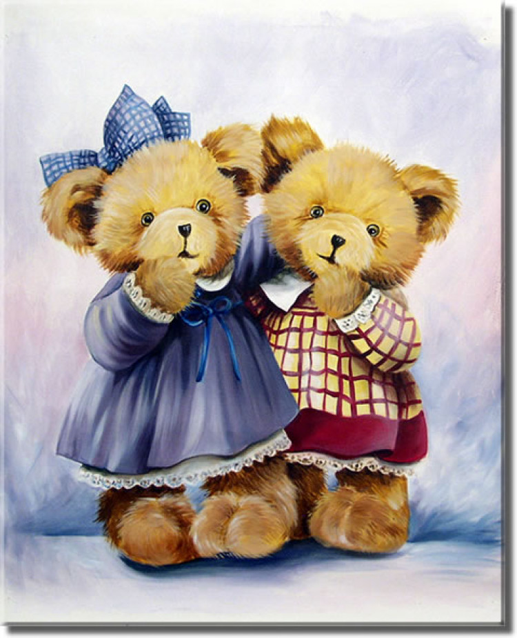 Canvas Print Cute Bears 107044