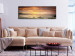 Canvas Art Print Sunset - seaside panorama in warm colors 108344 additionalThumb 3