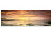 Canvas Art Print Sunset - seaside panorama in warm colors 108344