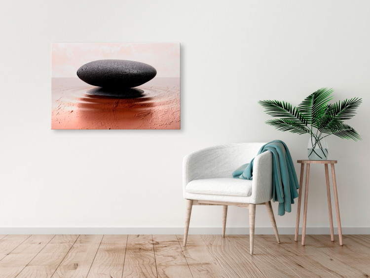 Canvas Whispers of the Orient (1-part) - Stone in Zen Harmony with Nature 117244 additionalImage 3