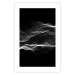 Poster Sound Stabilizer - simple black and white composition in musical waves 117344 additionalThumb 19