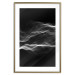 Poster Sound Stabilizer - simple black and white composition in musical waves 117344 additionalThumb 14