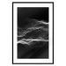 Poster Sound Stabilizer - simple black and white composition in musical waves 117344 additionalThumb 15