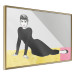 Poster Beautiful Audrey - composition with the figure of a famous woman against an abstract background 117544 additionalThumb 12