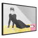Poster Beautiful Audrey - composition with the figure of a famous woman against an abstract background 117544 additionalThumb 10