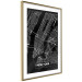 Wall Poster Negative Map: New York - black and white city map in the USA 123044 additionalThumb 6