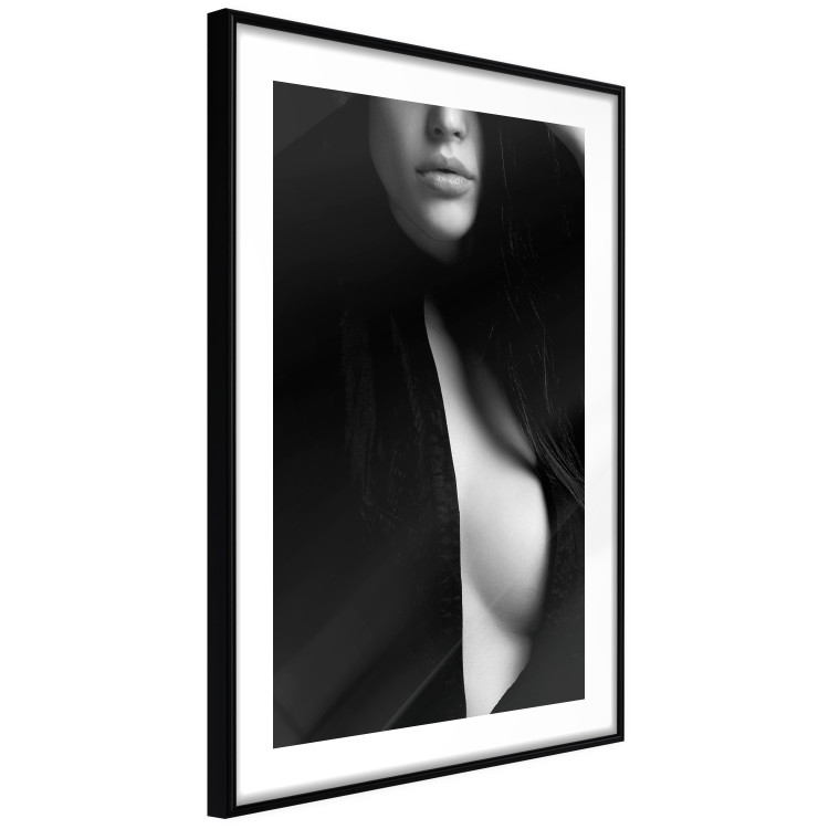 Poster Sensual Elegance - photograph of woman in black and white tones 123744 additionalImage 11