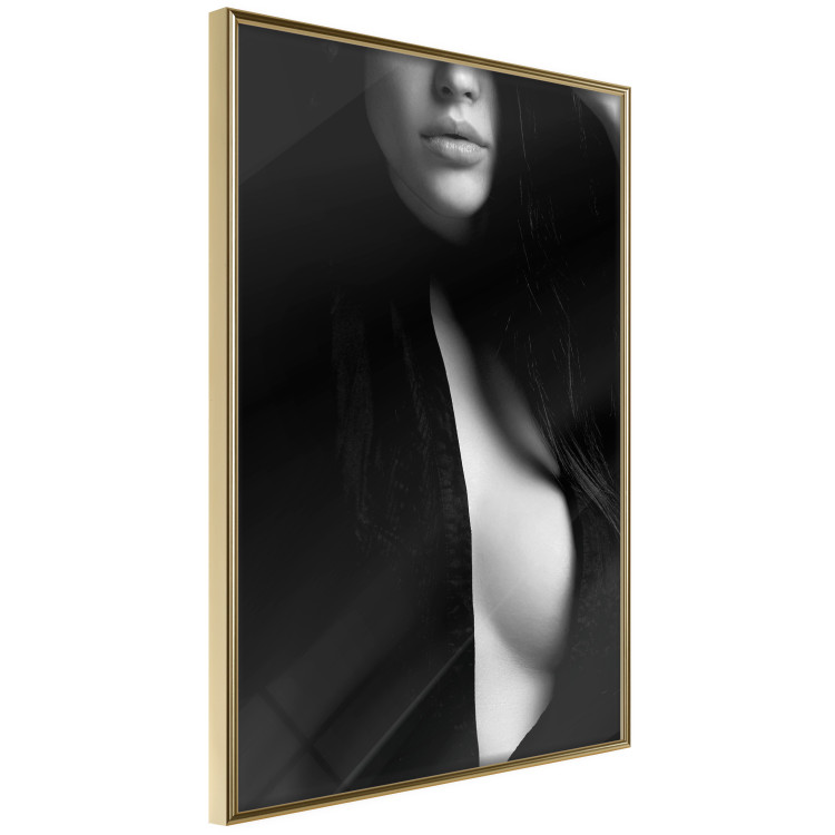 Poster Sensual Elegance - photograph of woman in black and white tones 123744 additionalImage 12