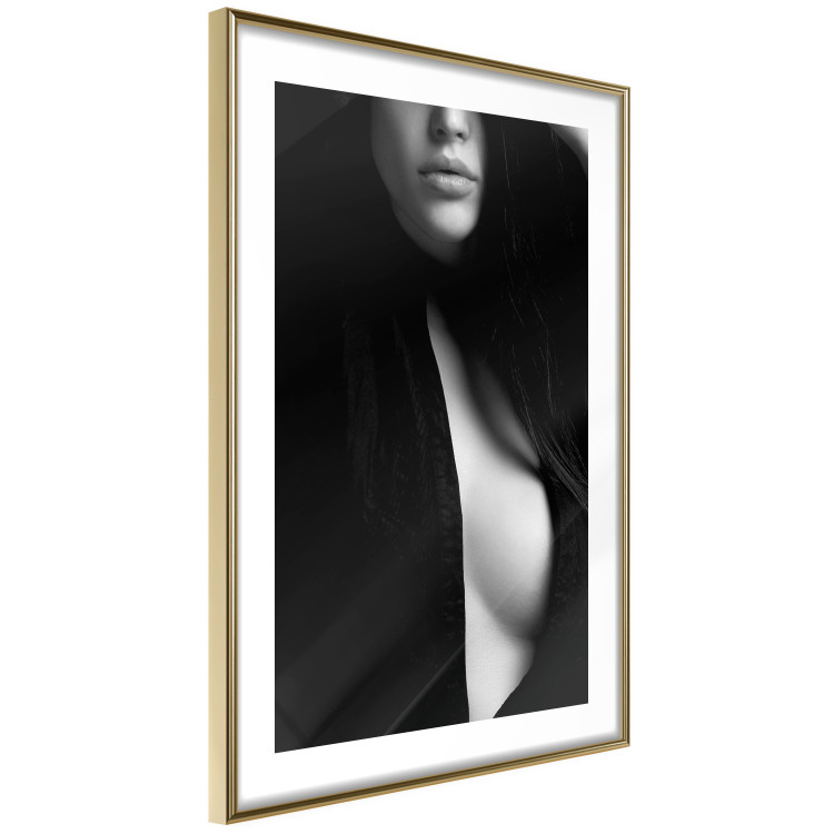 Poster Sensual Elegance - photograph of woman in black and white tones 123744 additionalImage 6