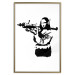 Poster Banksy Mona Lisa with Rocket Launcher - black woman with rocket launcher 124444 additionalThumb 26