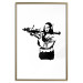 Poster Banksy Mona Lisa with Rocket Launcher - black woman with rocket launcher 124444 additionalThumb 16