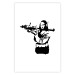Poster Banksy Mona Lisa with Rocket Launcher - black woman with rocket launcher 124444 additionalThumb 18
