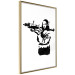Poster Banksy Mona Lisa with Rocket Launcher - black woman with rocket launcher 124444 additionalThumb 12
