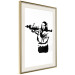 Poster Banksy Mona Lisa with Rocket Launcher - black woman with rocket launcher 124444 additionalThumb 2
