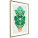 Poster Mint of Egypt - abstract plant composition in a mirrored upholstery 126544 additionalThumb 7