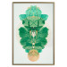 Poster Mint of Egypt - abstract plant composition in a mirrored upholstery 126544 additionalThumb 17