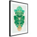 Poster Mint of Egypt - abstract plant composition in a mirrored upholstery 126544 additionalThumb 6