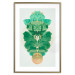 Poster Mint of Egypt - abstract plant composition in a mirrored upholstery 126544 additionalThumb 14