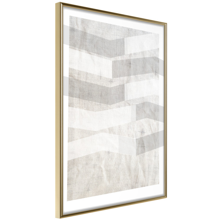 Poster Light and Shadow - abstract texture with gray geometric figures 127344 additionalImage 12