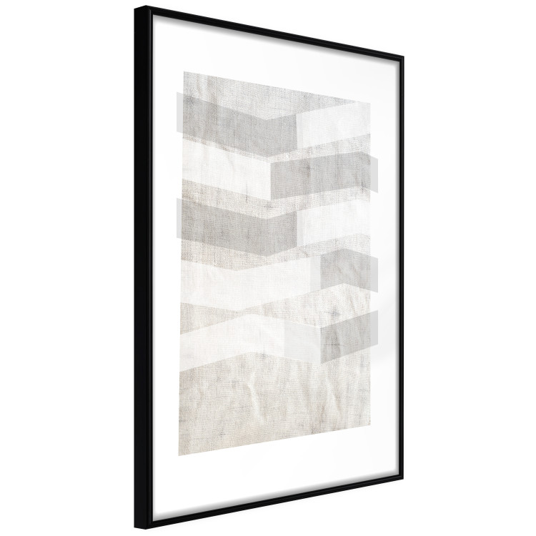 Poster Light and Shadow - abstract texture with gray geometric figures 127344 additionalImage 8