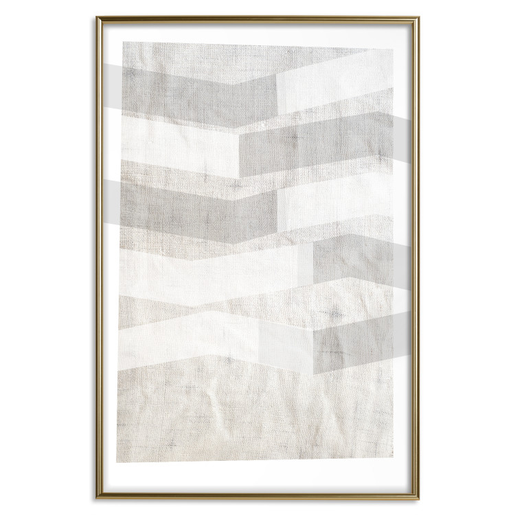 Poster Light and Shadow - abstract texture with gray geometric figures 127344 additionalImage 17
