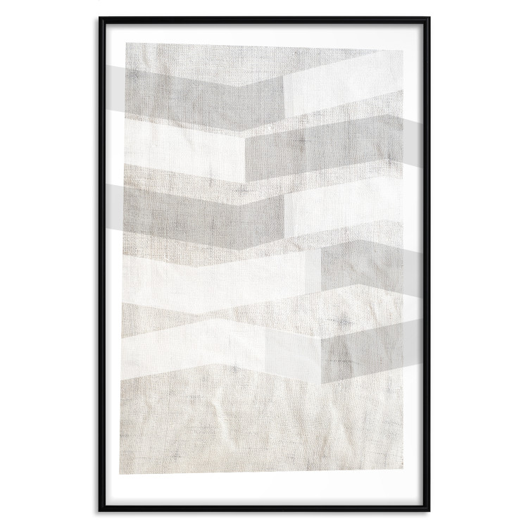 Poster Light and Shadow - abstract texture with gray geometric figures 127344 additionalImage 16