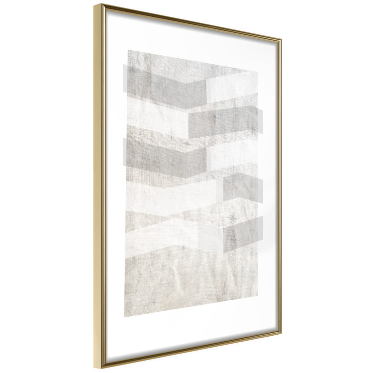 Poster Light and Shadow - abstract texture with gray geometric figures 127344 additionalImage 7