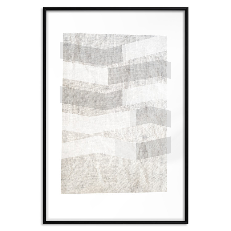 Poster Light and Shadow - abstract texture with gray geometric figures 127344 additionalImage 19
