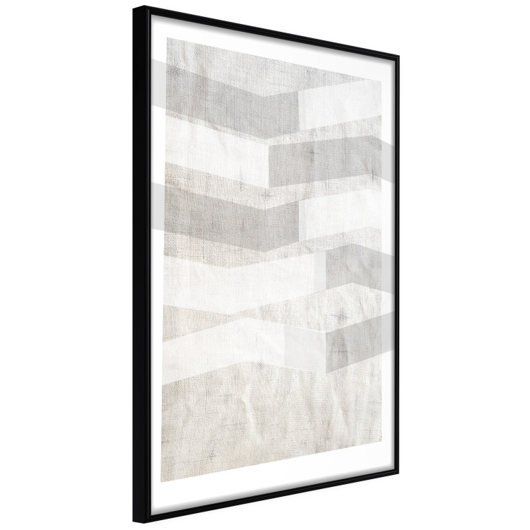 Poster Light and Shadow - abstract texture with gray geometric figures 127344 additionalImage 13