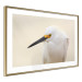 Wall Poster Snowy Egret - bird with a black beak and yellow face on a light background 129844 additionalThumb 9