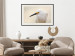 Wall Poster Snowy Egret - bird with a black beak and yellow face on a light background 129844 additionalThumb 24