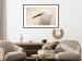 Wall Poster Snowy Egret - bird with a black beak and yellow face on a light background 129844 additionalThumb 23