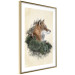 Wall Poster Mr. Fox - abstract composition of an animal surrounded by plants 130444 additionalThumb 7