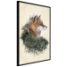 Wall Poster Mr. Fox - abstract composition of an animal surrounded by plants 130444 additionalThumb 11