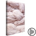 Canvas Light pink wool - abstract photograph with fabrics 131744 additionalThumb 6