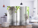 Room Divider Screen Lake of Silence II (5-piece) - white stones and flowers in zen style 133044 additionalThumb 2