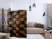Room Divider Screen Brick Braid - abstract geometric figures with 3D effect 133644 additionalThumb 4