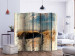 Room Divider Screen Wooden Beach II - seaside landscape on old wooden planks 133944 additionalThumb 2