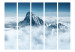 Room Divider Mountain Peak in Clouds II (5-piece) - landscape of rocks in winter 134144 additionalThumb 3