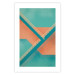 Poster Staircase Composition - abstract orange geometric figures 134744 additionalThumb 19