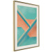 Poster Staircase Composition - abstract orange geometric figures 134744 additionalThumb 3