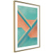 Poster Staircase Composition - abstract orange geometric figures 134744 additionalThumb 7