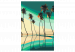 Paint by Number Kit Turquoise Palm Trees 134844 additionalThumb 4