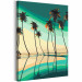 Paint by Number Kit Turquoise Palm Trees 134844 additionalThumb 5
