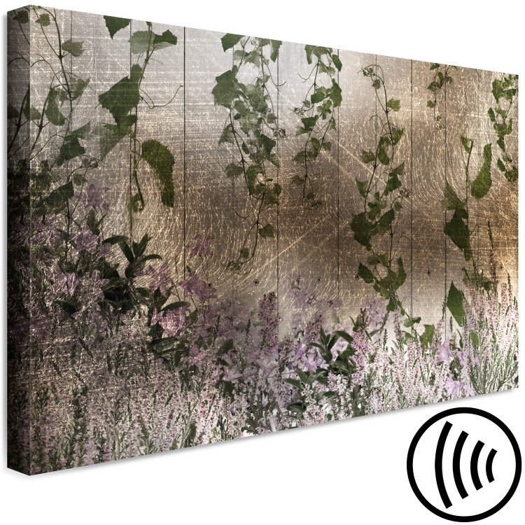 Canvas Print Flooding plants - Abstraction with ivy and heather at the base 135044 additionalImage 6