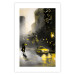 Poster City Glow - yellow car and people against a gloomy architectural backdrop 136044 additionalThumb 12