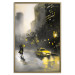 Poster City Glow - yellow car and people against a gloomy architectural backdrop 136044 additionalThumb 11