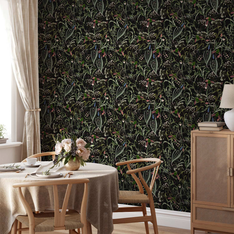 Modern Wallpaper Tangled Herbs 138644 additionalImage 5